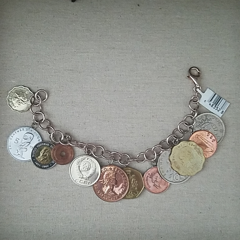 NWT Coin Bracelet
